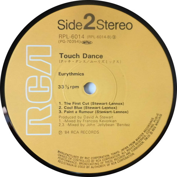 Eurythmics : Touch Dance (LP, Album)