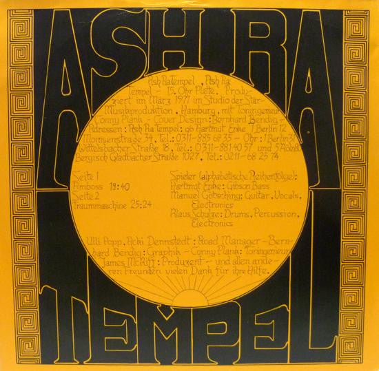 Ash Ra Tempel : Ash Ra Tempel (LP, Album, RP)