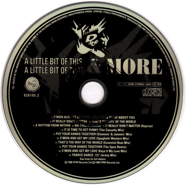 D Mob : A Little Bit Of This, A Little Bit Of That (The Greatest Hits) (CD, Comp)