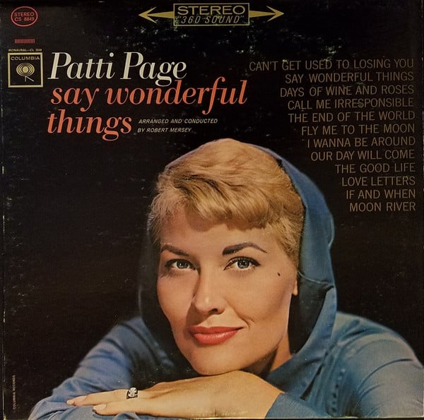 Patti Page : Say Wonderful Things (LP, Album)