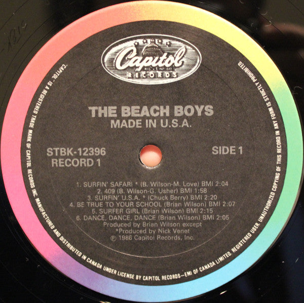 The Beach Boys : Made In U.S.A. (2xLP, Comp, Gat)