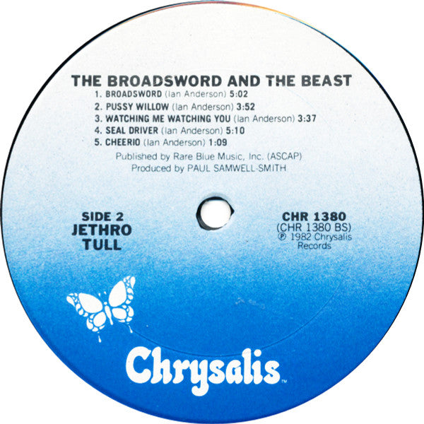 Jethro Tull : The Broadsword And The Beast (LP, Album, Ter)
