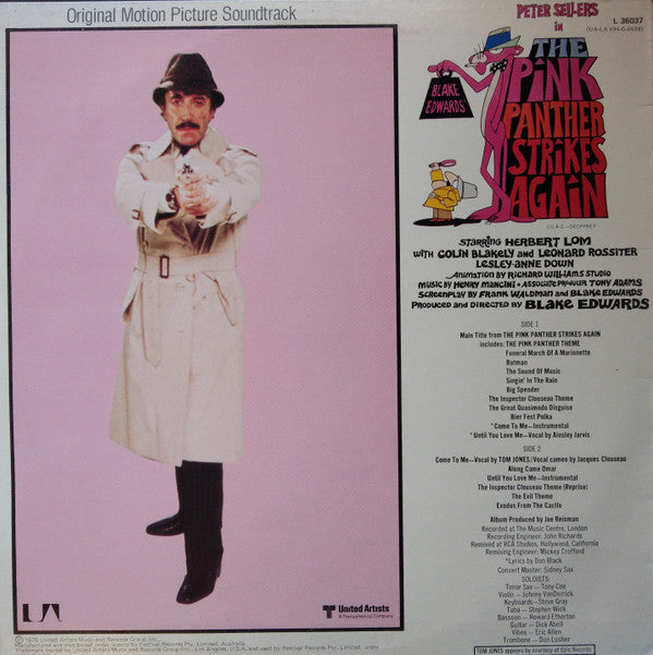 Henry Mancini : The Pink Panther Strikes Again (LP, Album)