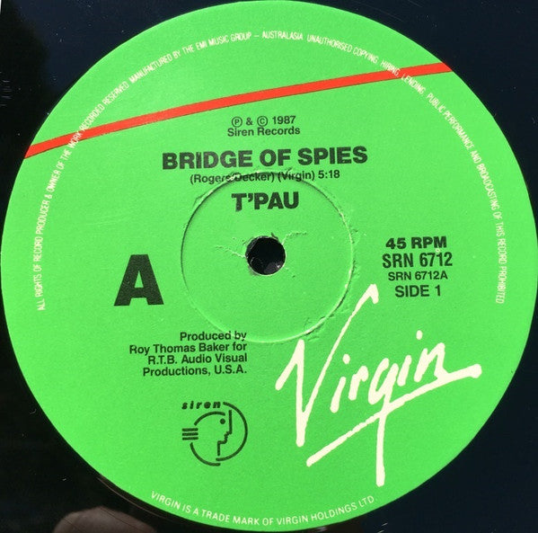T'Pau : Bridge Of Spies (12", Single)