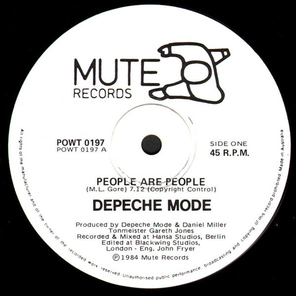 Depeche Mode : People Are People (Different Mix) (12", Single)