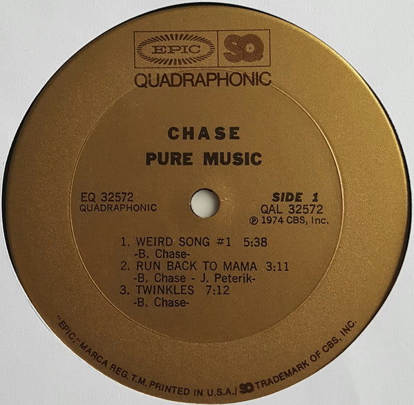 Chase (5) : Pure Music (LP, Album, Quad)