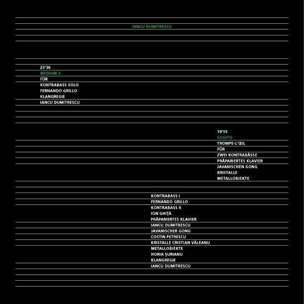 Iancu Dumitrescu : Medium II / Cogito (LP)