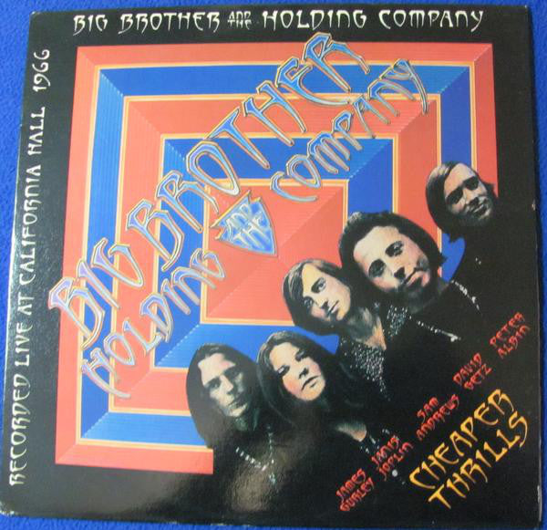 Big Brother & The Holding Company : Cheaper Thrills (LP, Album)