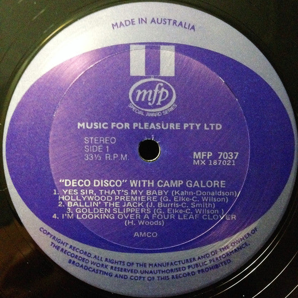 Camp Galore : Deco Disco (LP)