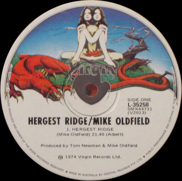Mike Oldfield : Hergest Ridge (LP, Album)