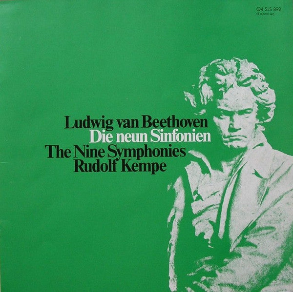 Ludwig van Beethoven, Münchner Philharmoniker, Rudolf Kempe : Beethoven The Nine Symphonies (8xLP, Quad + Box)