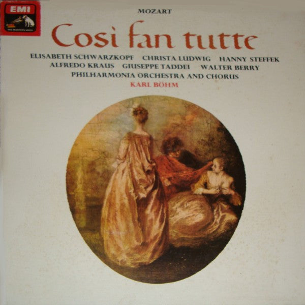 Mozart* / Elisabeth Schwarzkopf, Christa Ludwig, Hanny Steffek, Alfredo Kraus, Giuseppe Taddei, Walter Berry, The Philharmonia Orchestra* And Chorus*, Karl Böhm : Così Fan Tutte (3xLP, RP + Box)