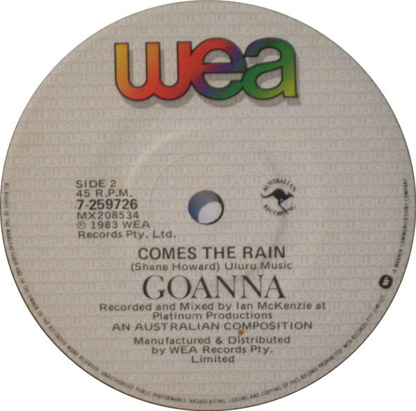 Goanna : That Day Is Comin' Sooner (7", Single)