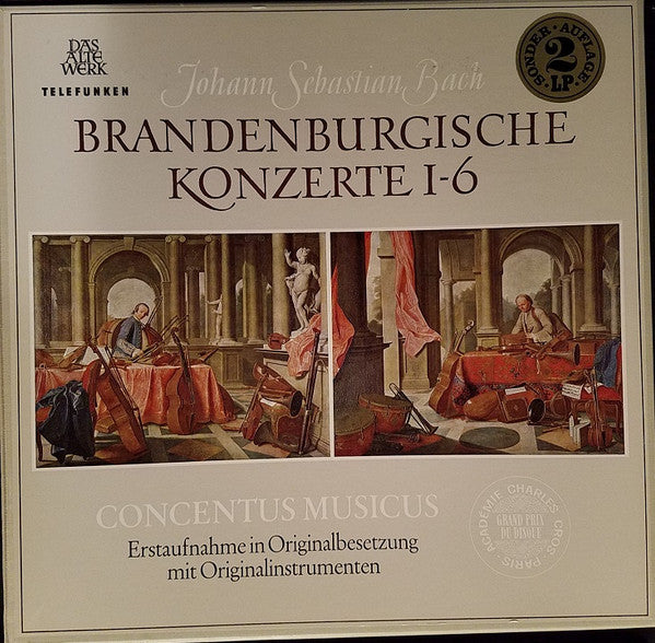 Johann Sebastian Bach – Concentus Musicus* : Brandenburgische Konzerte 1-6 (2xLP + Box)