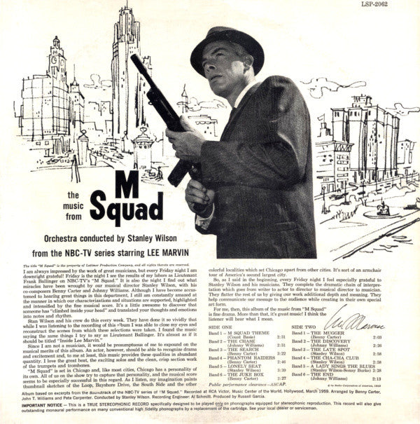 Stanley Wilson : The Music From "M Squad" (LP, Album)