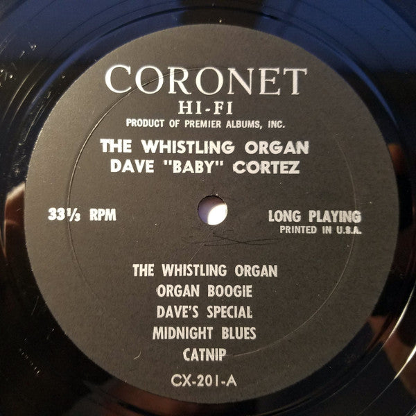 Dave "Baby" Cortez : The Whistling Organ (LP, Mono)