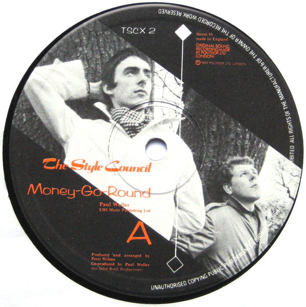 The Style Council : Money-Go-Round (12", Single)