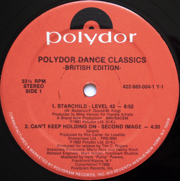 Various : Polydor Dance Classics (British Edition) (12", Comp, 53 )