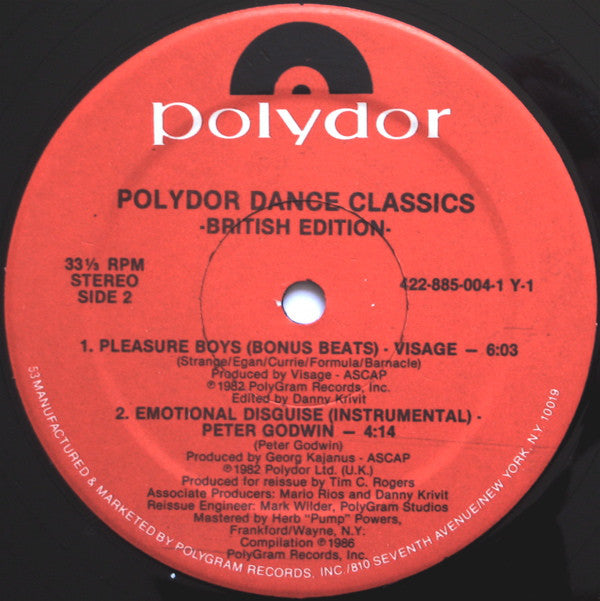 Various : Polydor Dance Classics (British Edition) (12", Comp, 53 )