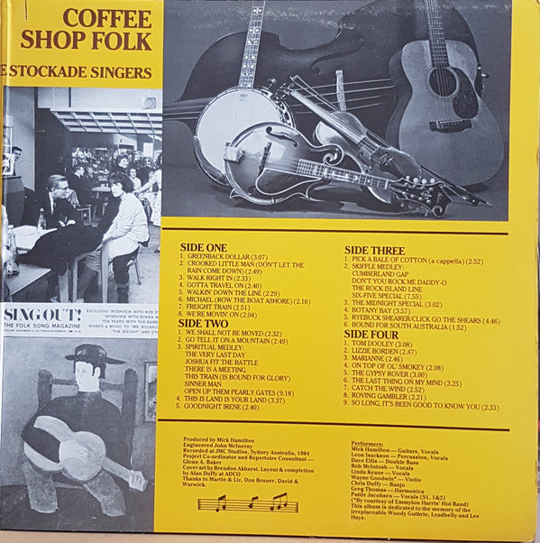 The Stockade Singers : Coffee Shop Folk (2xLP, Album)