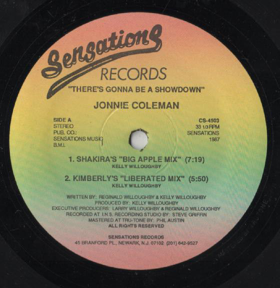 Jonnie Coleman : There's Gonna Be A Showdown (12")