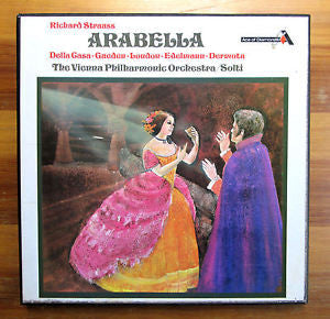 Richard Strauss, Lisa Della Casa, Hilde Güden, George London (2), Otto Edelmann, Anton Dermota, Wiener Philharmoniker, Georg Solti : Arabella (3xLP + Box)