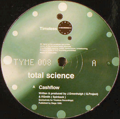 Total Science : Cashflow / P.S.I. (12")