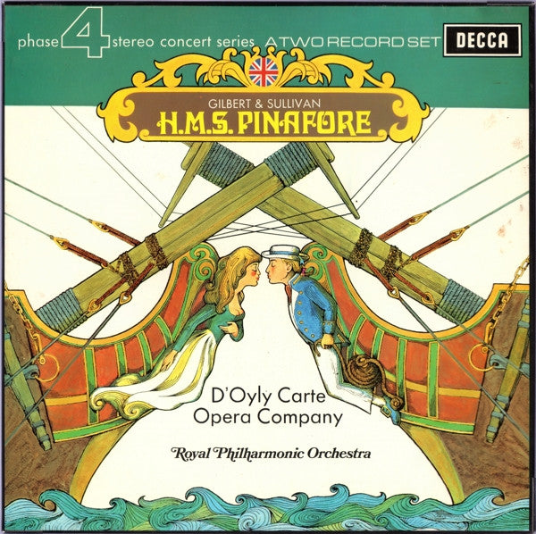 Gilbert & Sullivan - D'Oyly Carte Opera Company, Royal Philharmonic Orchestra : H.M.S. Pinafore (2xLP, Album + Box)