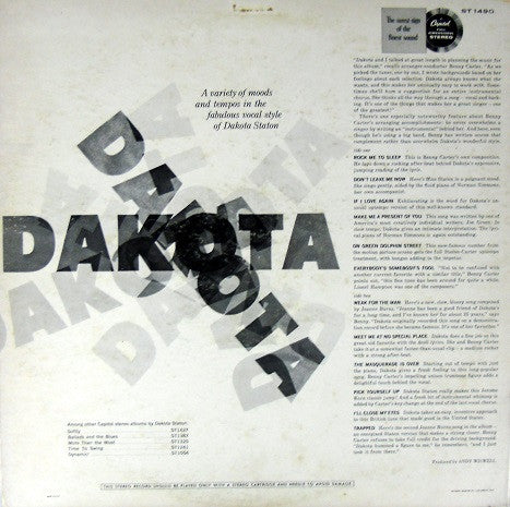 Dakota Staton : Dakota (LP, Scr)