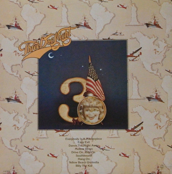 Three Dog Night : American Pastime (LP, Album, Gat)