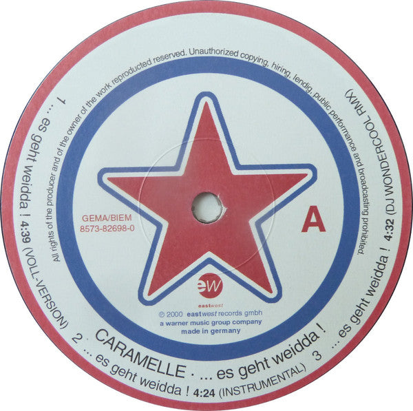 Caramelle (3) : ...Es Geht Weidda ! (12", Single)