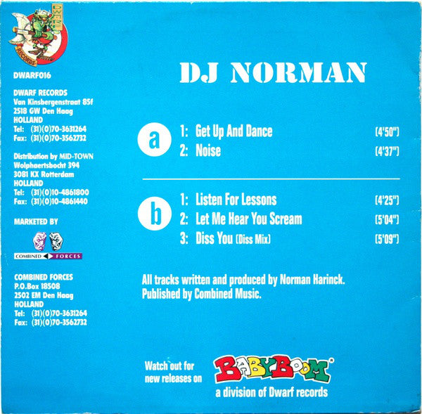 DJ Norman : Get Up And Dance (12")