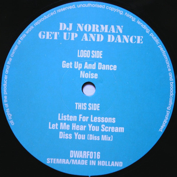 DJ Norman : Get Up And Dance (12")