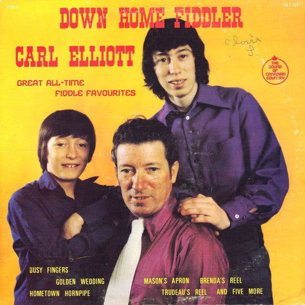 Carl Elliott : Down Home Fiddler (LP, Album)