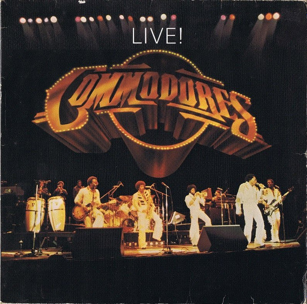 Commodores : Live! (2xLP, Album, RE)