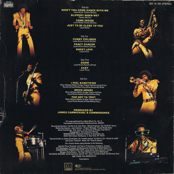 Commodores : Live! (2xLP, Album, RE)