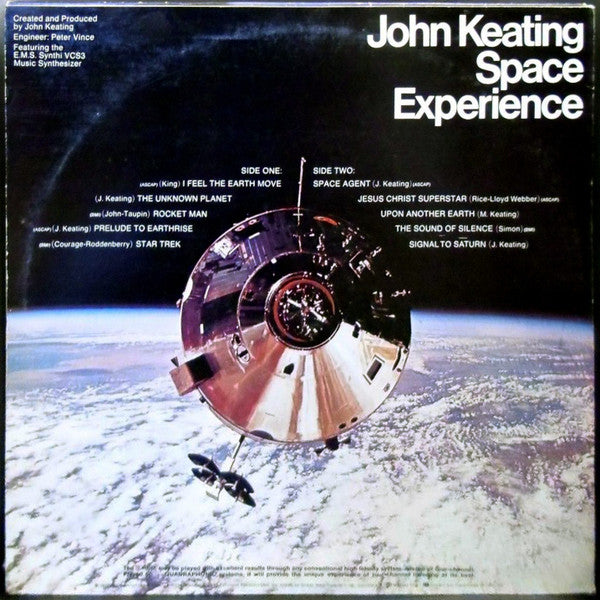 John Keating : Space Experience (LP, Album, Quad, Pit)