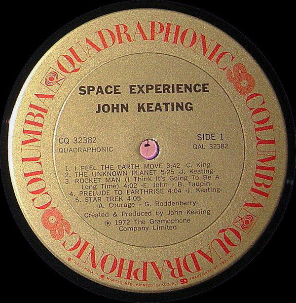 John Keating : Space Experience (LP, Album, Quad, Pit)