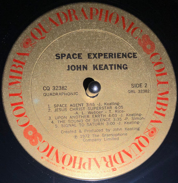 John Keating : Space Experience (LP, Album, Quad, Pit)