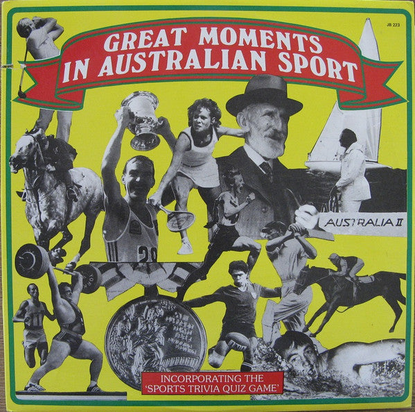 Various : Great Moments In Australian Sport (2xLP, Album, Gat)