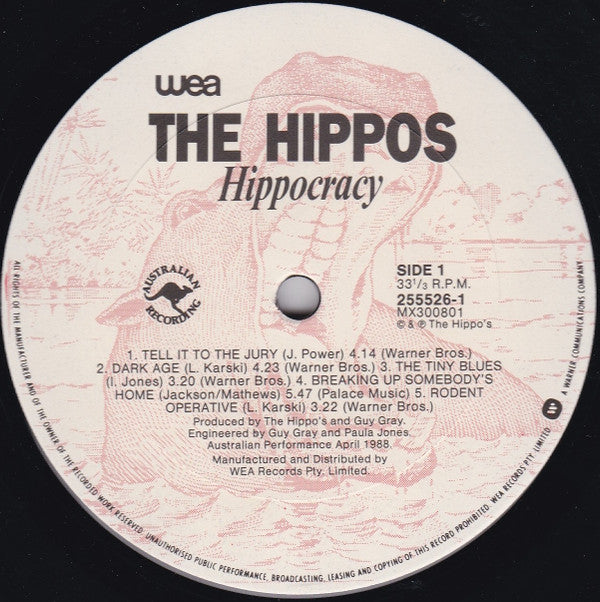 The Hippos* : Hippocracy (LP, Album)