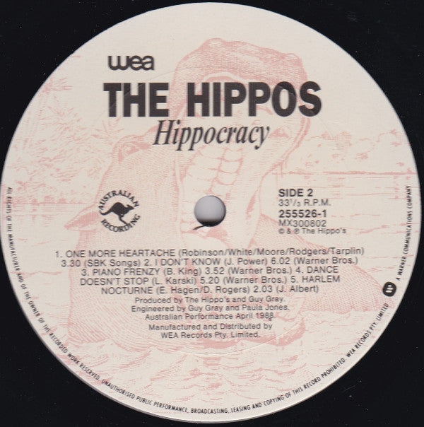 The Hippos* : Hippocracy (LP, Album)