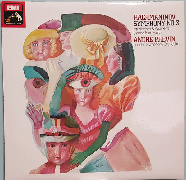 Rachmaninov*, André Previn : Symphony No. 3 In A Minor, Op. 44. Intermezzo And Women's Dance From "Aleko" (LP, Album, Quad)