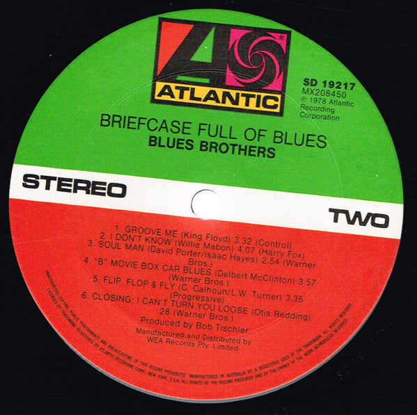 The Blues Brothers : Briefcase Full Of Blues (LP, Album)