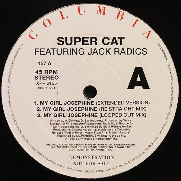 Super Cat (2) : My Girl Josephine (12", Promo)