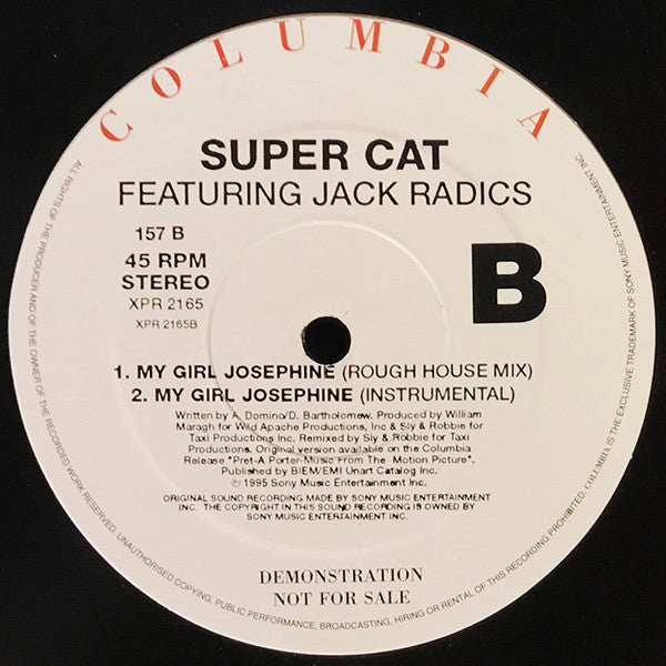 Super Cat (2) : My Girl Josephine (12", Promo)