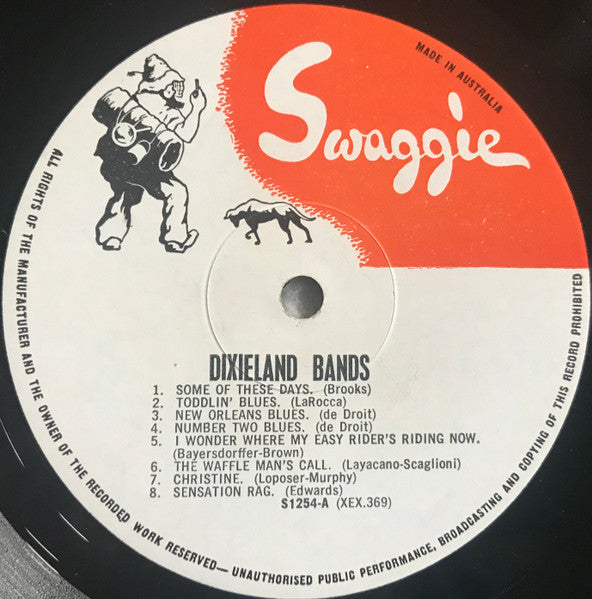 Various : Dixieland Bands Jazz Sounds Of The 20’s (LP, Comp, Mono)