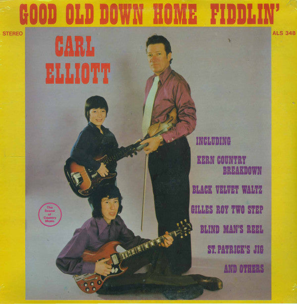 Carl Elliott : Good Old Down Home Fiddlin' (LP, Album)