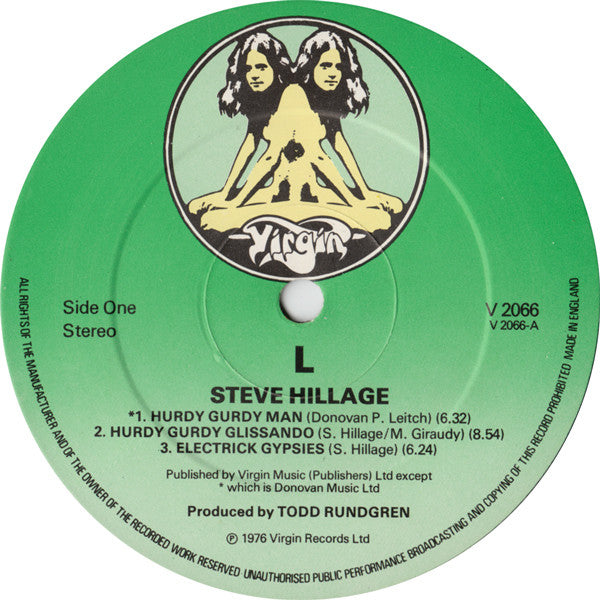 Steve Hillage : L (LP, Album)