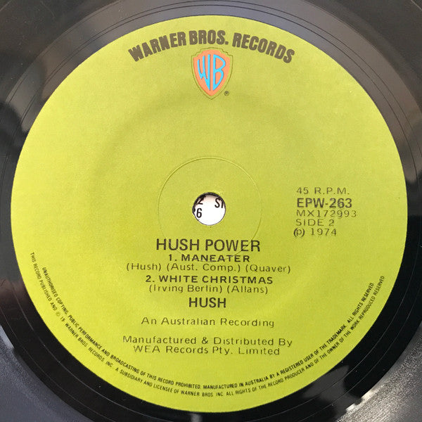 Hush (7) : Hush Power (7", EP)